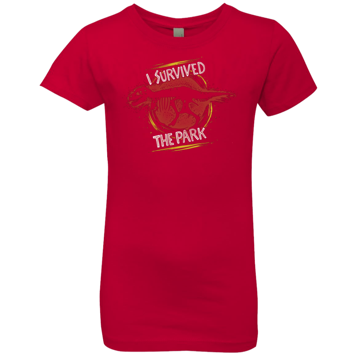 T-Shirts Red / YXS I SURVIVED THE PARK Girls Premium T-Shirt
