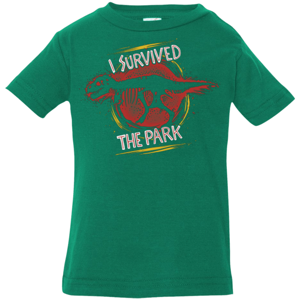 T-Shirts Kelly / 6 Months I SURVIVED THE PARK Infant Premium T-Shirt