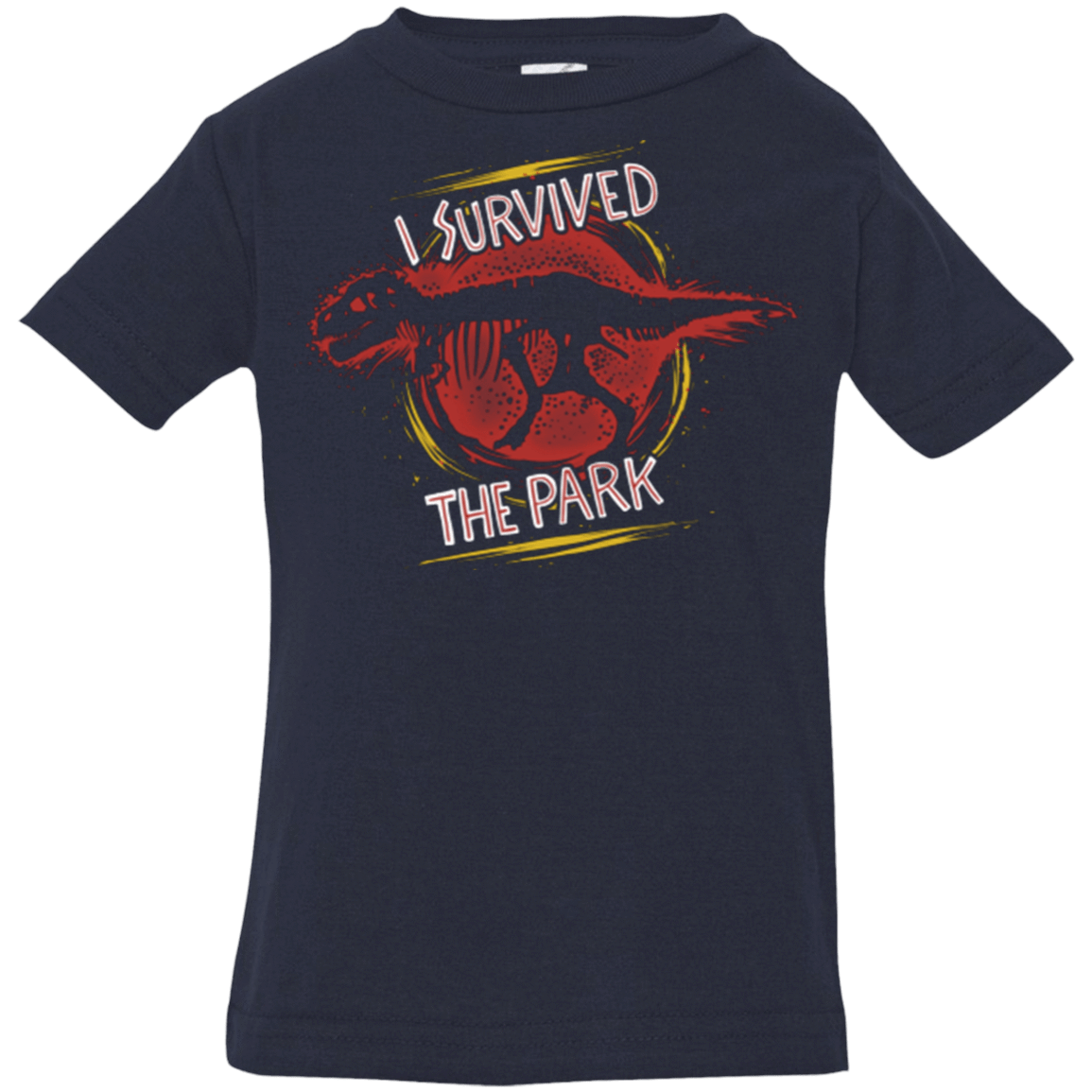 T-Shirts Navy / 6 Months I SURVIVED THE PARK Infant Premium T-Shirt