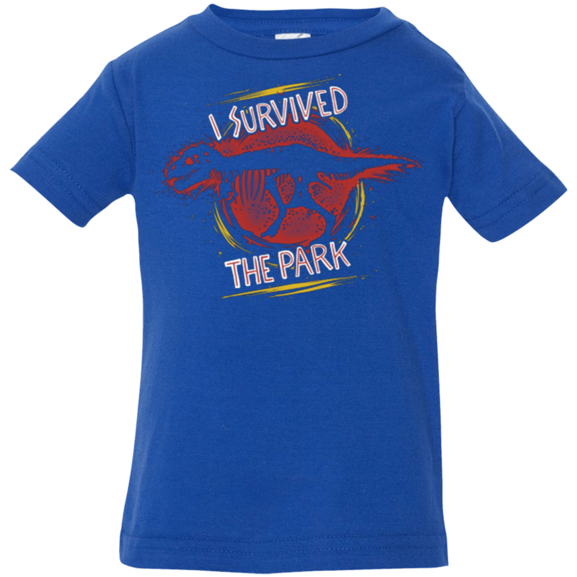 T-Shirts Royal / 6 Months I SURVIVED THE PARK Infant Premium T-Shirt