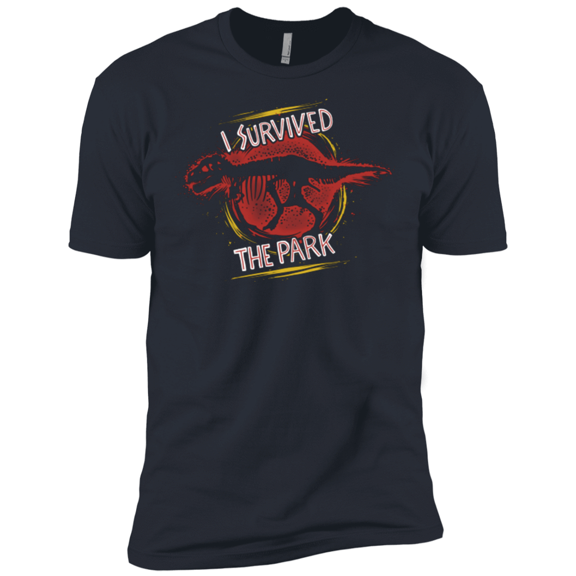 T-Shirts Indigo / X-Small I SURVIVED THE PARK Men's Premium T-Shirt
