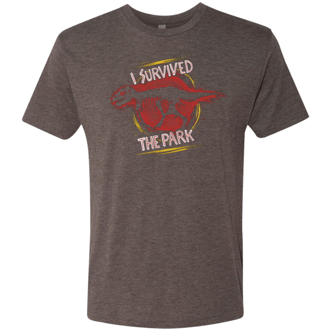 T-Shirts Macchiato / Small I SURVIVED THE PARK Men's Triblend T-Shirt