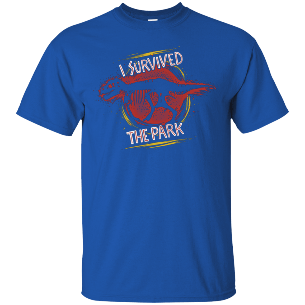 T-Shirts Royal / Small I SURVIVED THE PARK T-Shirt