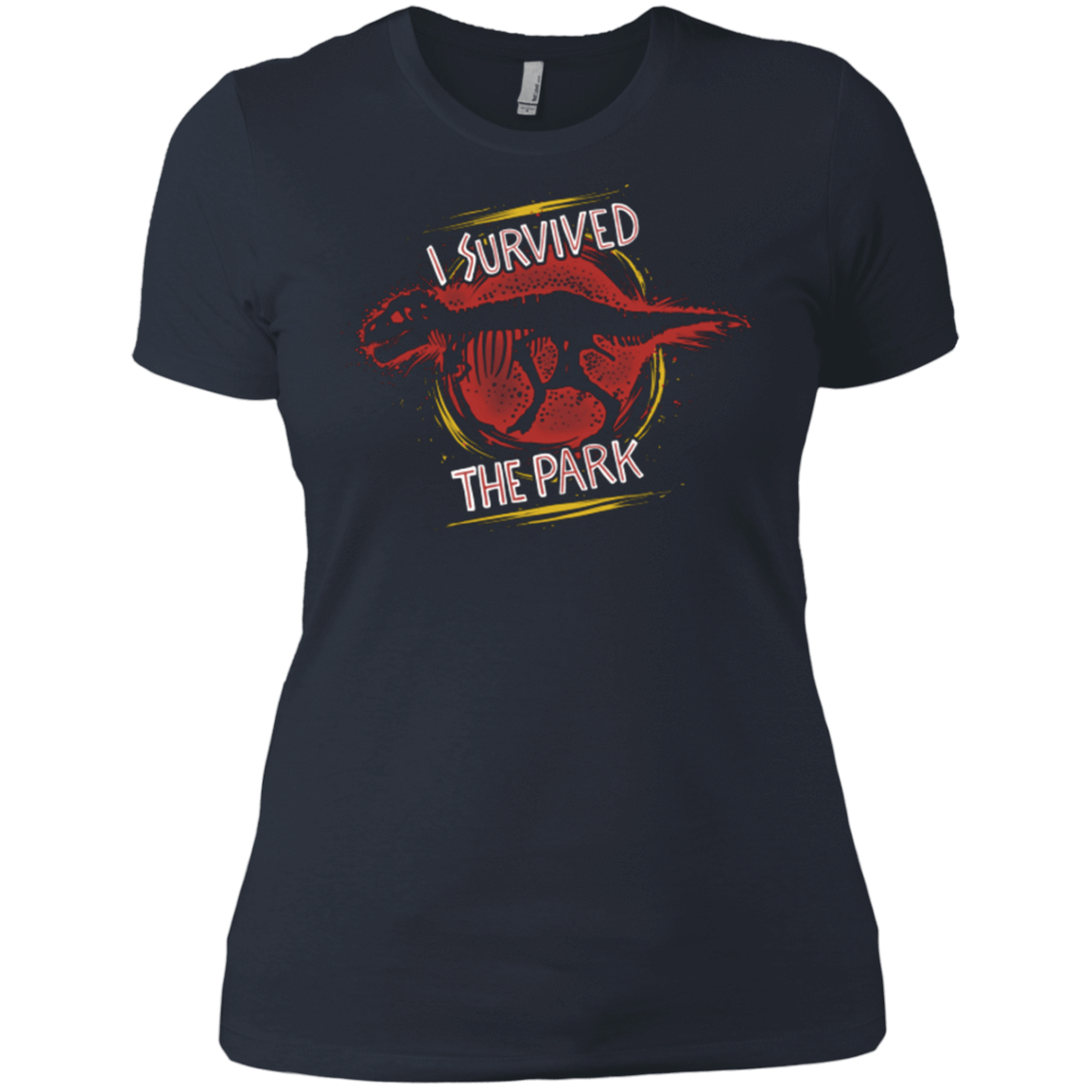 T-Shirts Indigo / X-Small I SURVIVED THE PARK Women's Premium T-Shirt