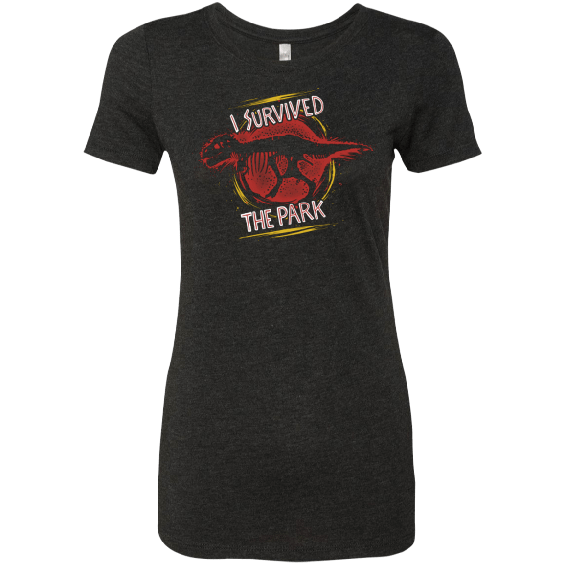 T-Shirts Vintage Black / Small I SURVIVED THE PARK Women's Triblend T-Shirt