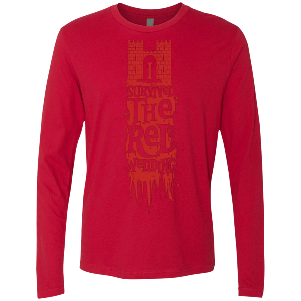 T-Shirts Red / Small I Survived the Red Wedding Men's Premium Long Sleeve