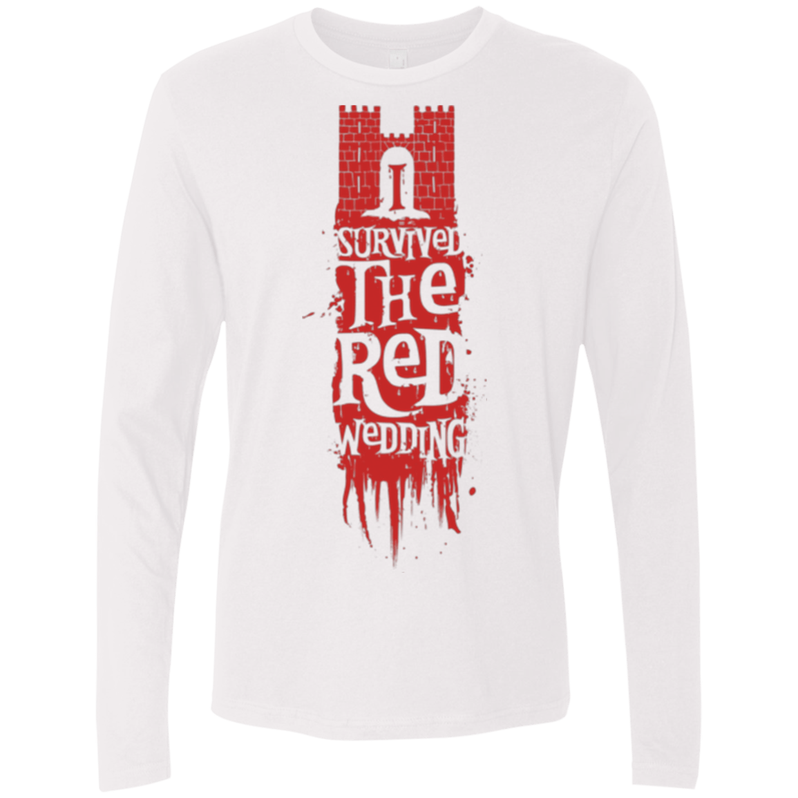 T-Shirts White / Small I Survived the Red Wedding Men's Premium Long Sleeve