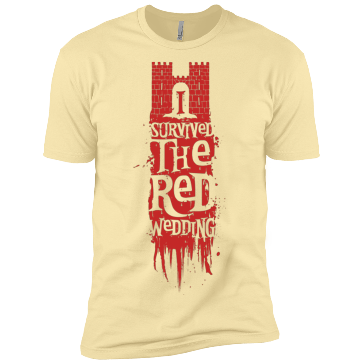 T-Shirts Banana Cream / X-Small I Survived the Red Wedding Men's Premium T-Shirt