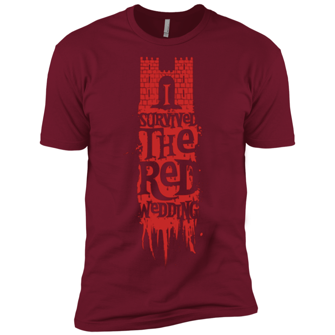 T-Shirts Cardinal / X-Small I Survived the Red Wedding Men's Premium T-Shirt