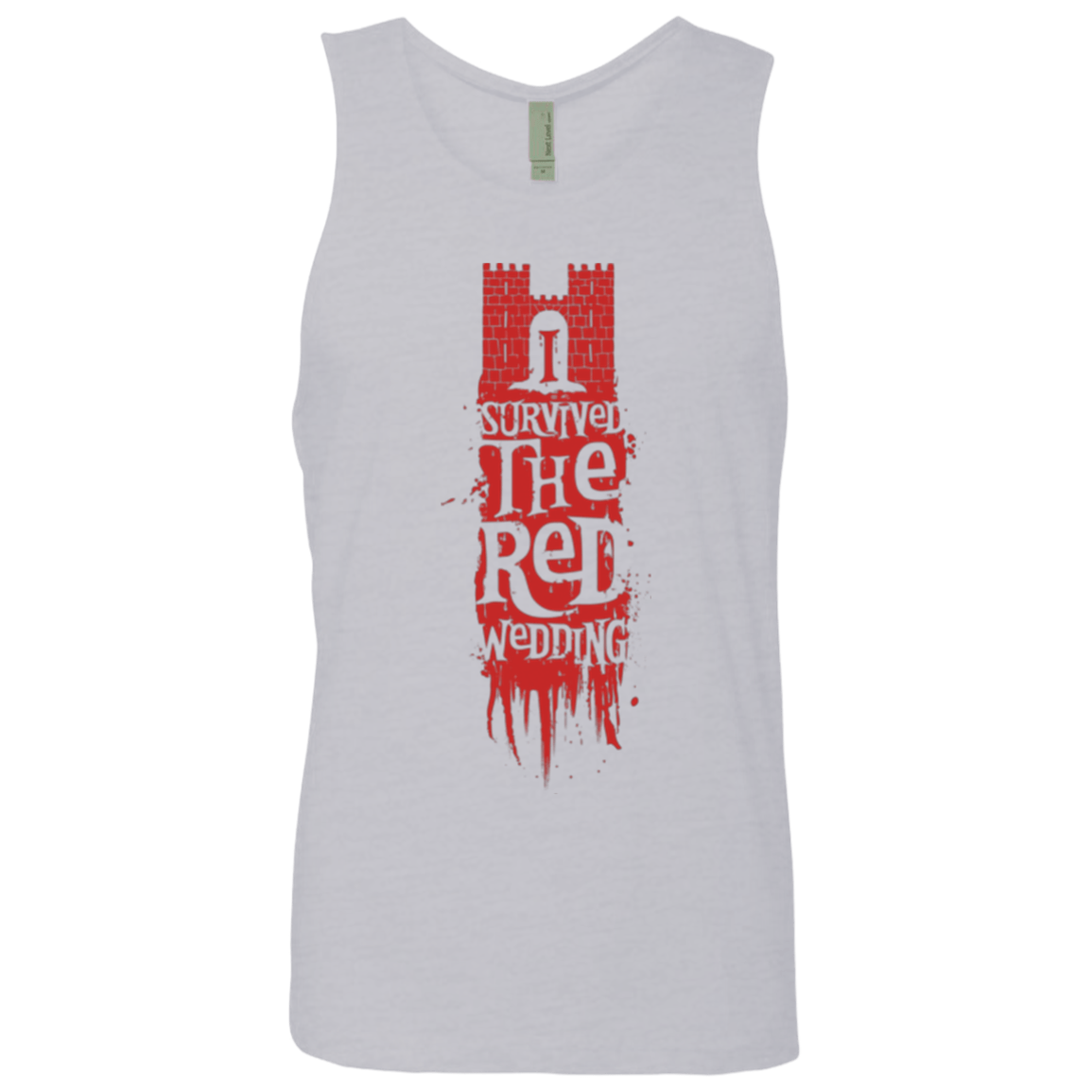 T-Shirts Heather Grey / Small I Survived the Red Wedding Men's Premium Tank Top