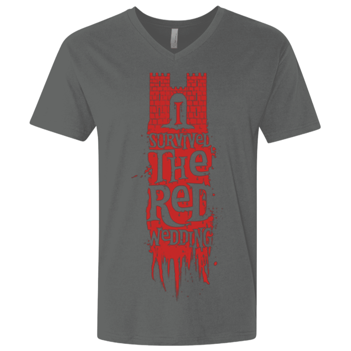 T-Shirts Heavy Metal / X-Small I Survived the Red Wedding Men's Premium V-Neck