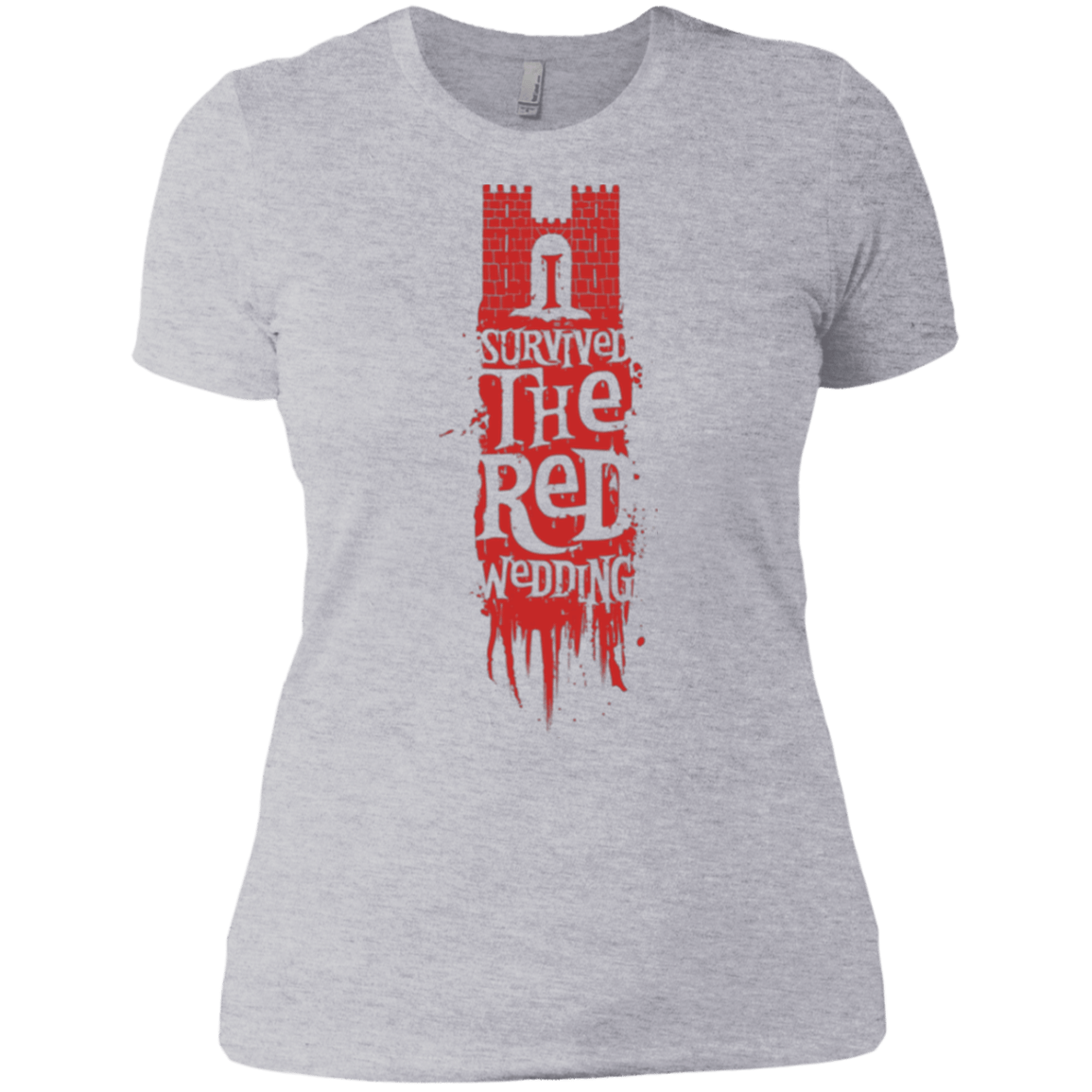 T-Shirts Heather Grey / X-Small I Survived the Red Wedding Women's Premium T-Shirt