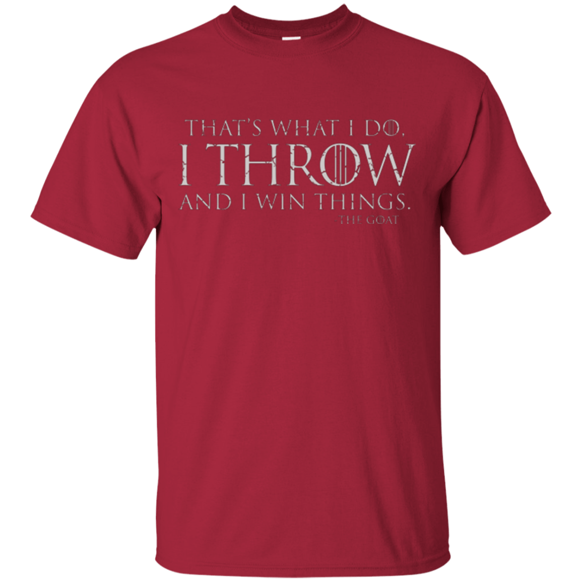 T-Shirts Cardinal / Small I Throw T-Shirt