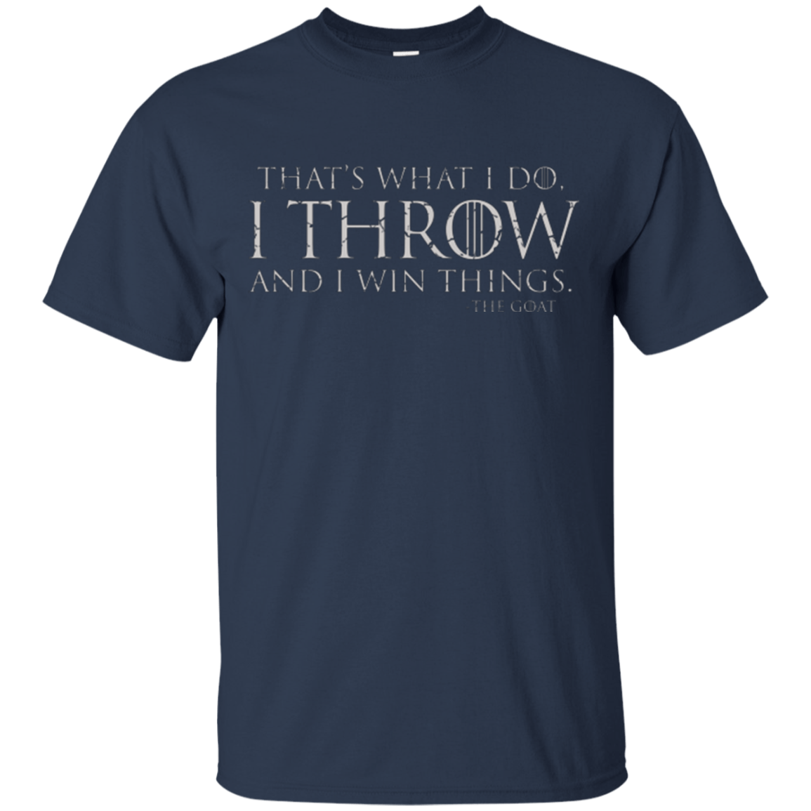 T-Shirts Navy / Small I Throw T-Shirt