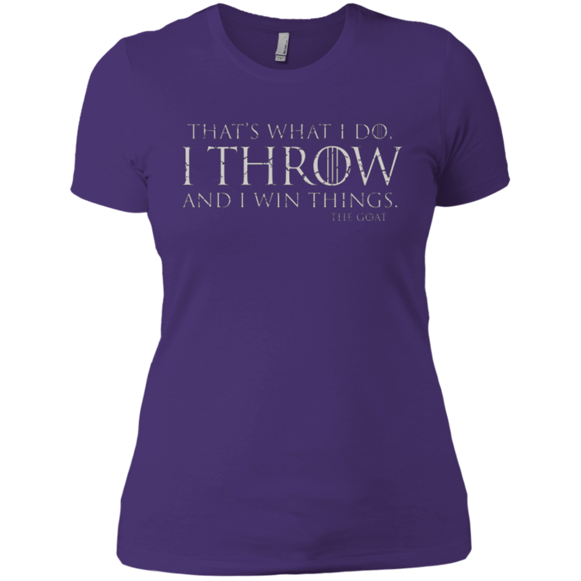 T-Shirts Purple / X-Small I Throw Women's Premium T-Shirt