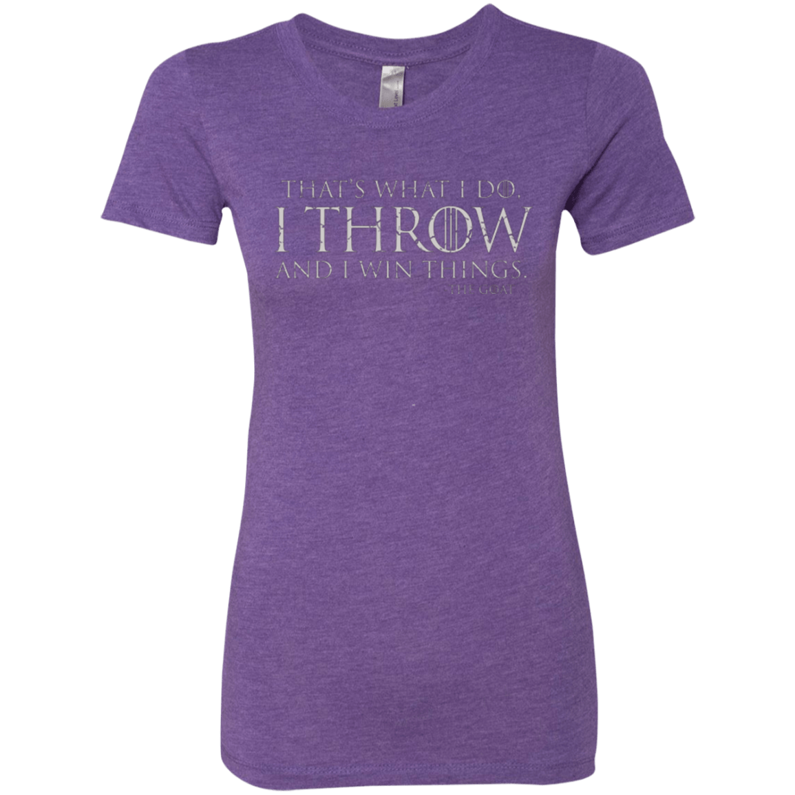 I Throw Women's Triblend T-Shirt