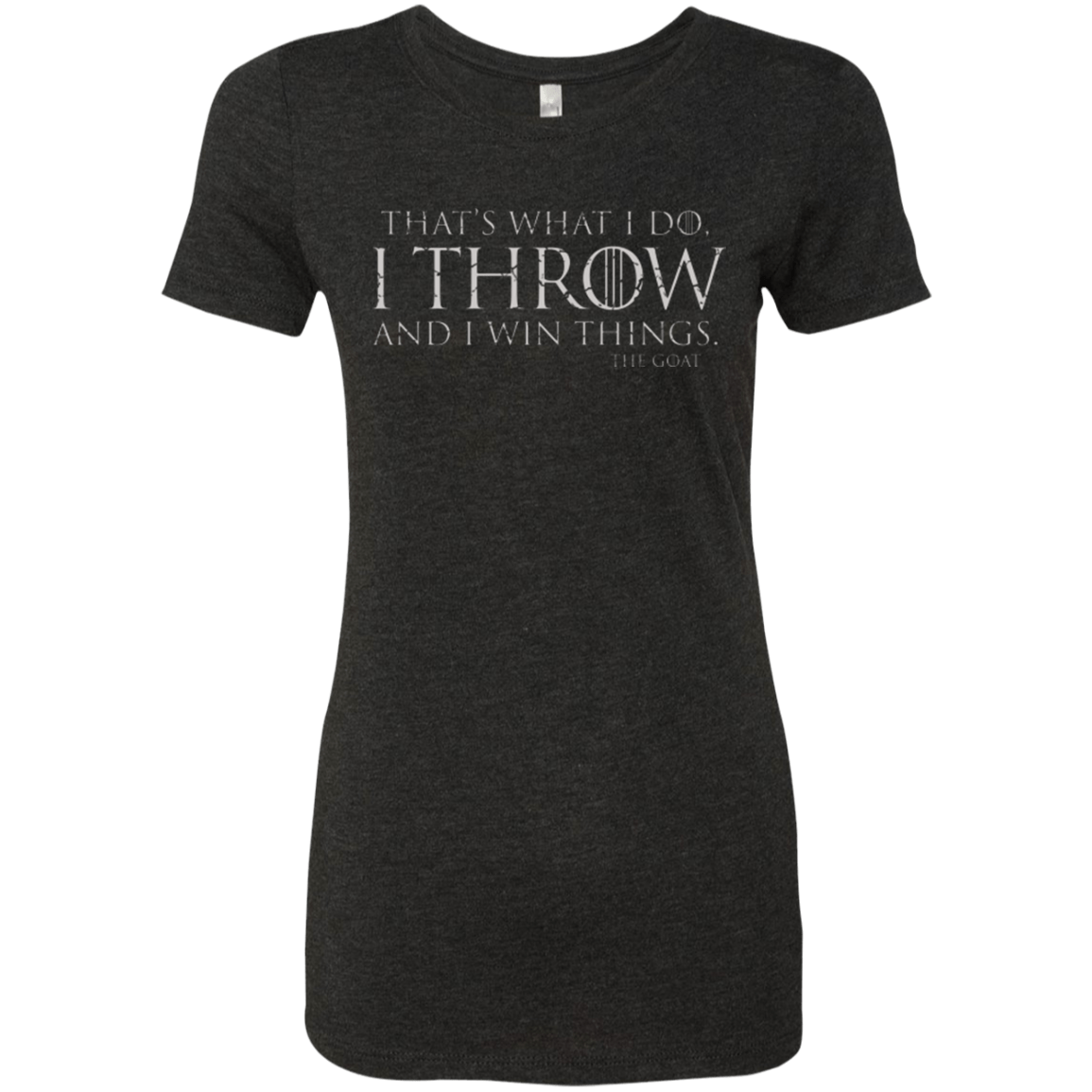I Throw Women's Triblend T-Shirt