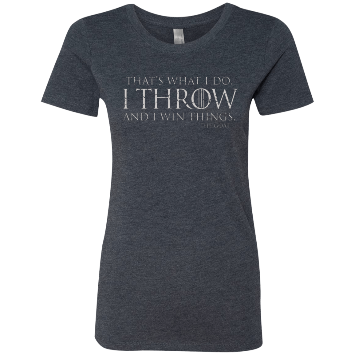 I Throw Women's Triblend T-Shirt