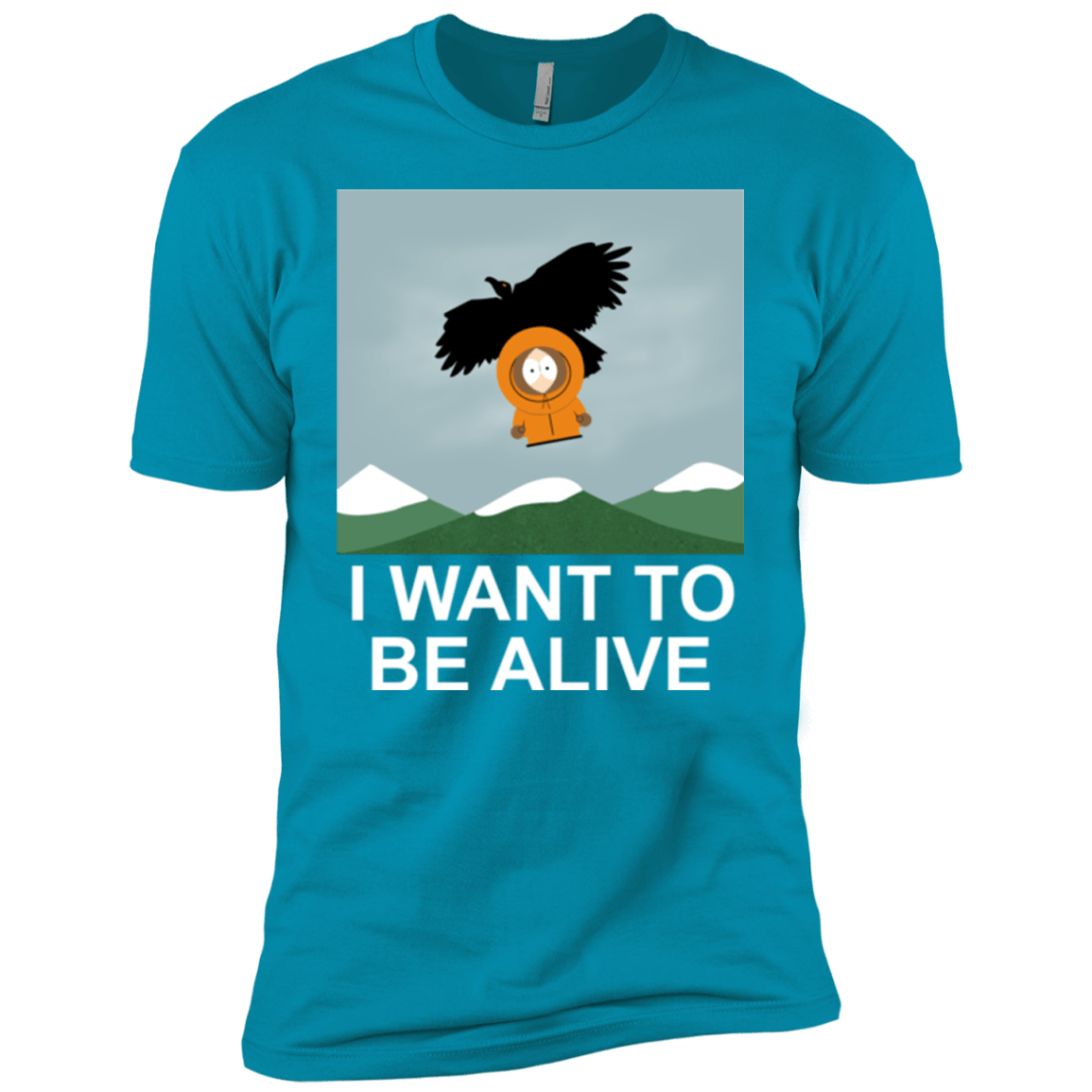 T-Shirts Turquoise / YXS I Want to be Alive Boys Premium T-Shirt