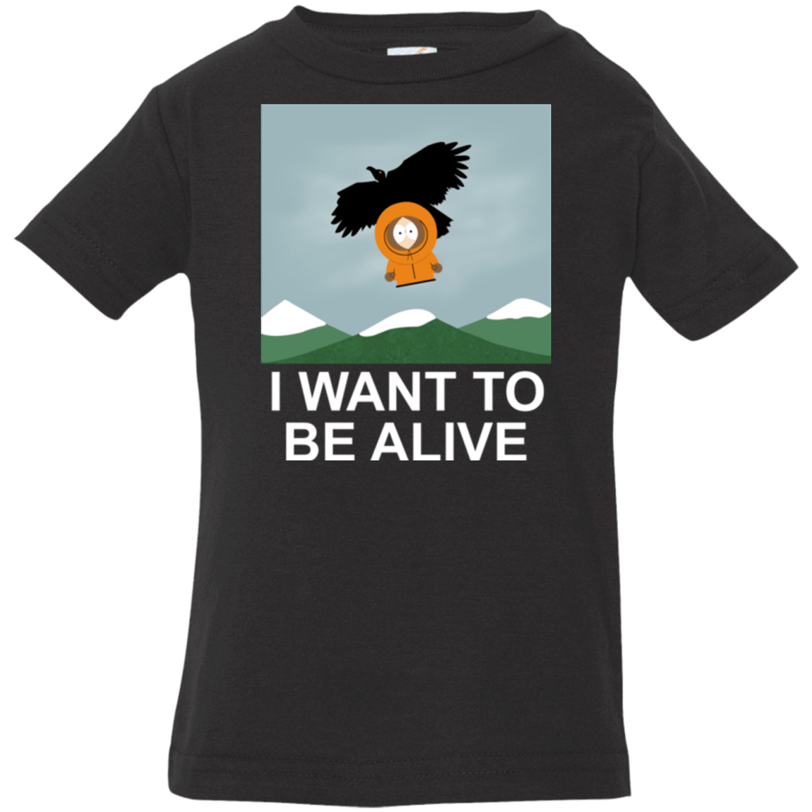 T-Shirts Black / 6 Months I Want to be Alive Infant Premium T-Shirt
