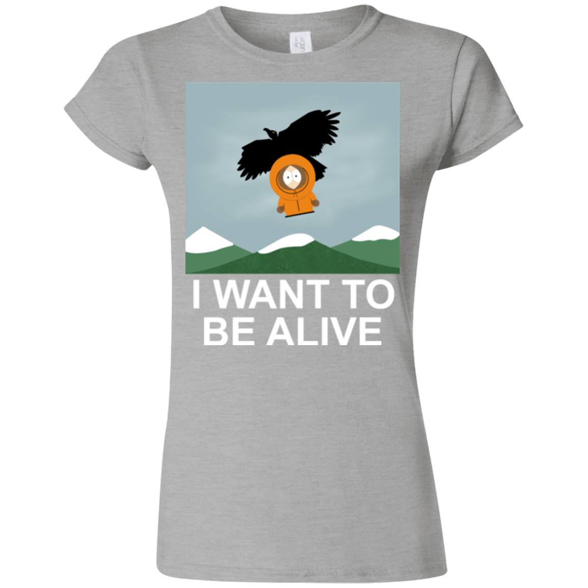 T-Shirts Sport Grey / S I Want to be Alive Junior Slimmer-Fit T-Shirt