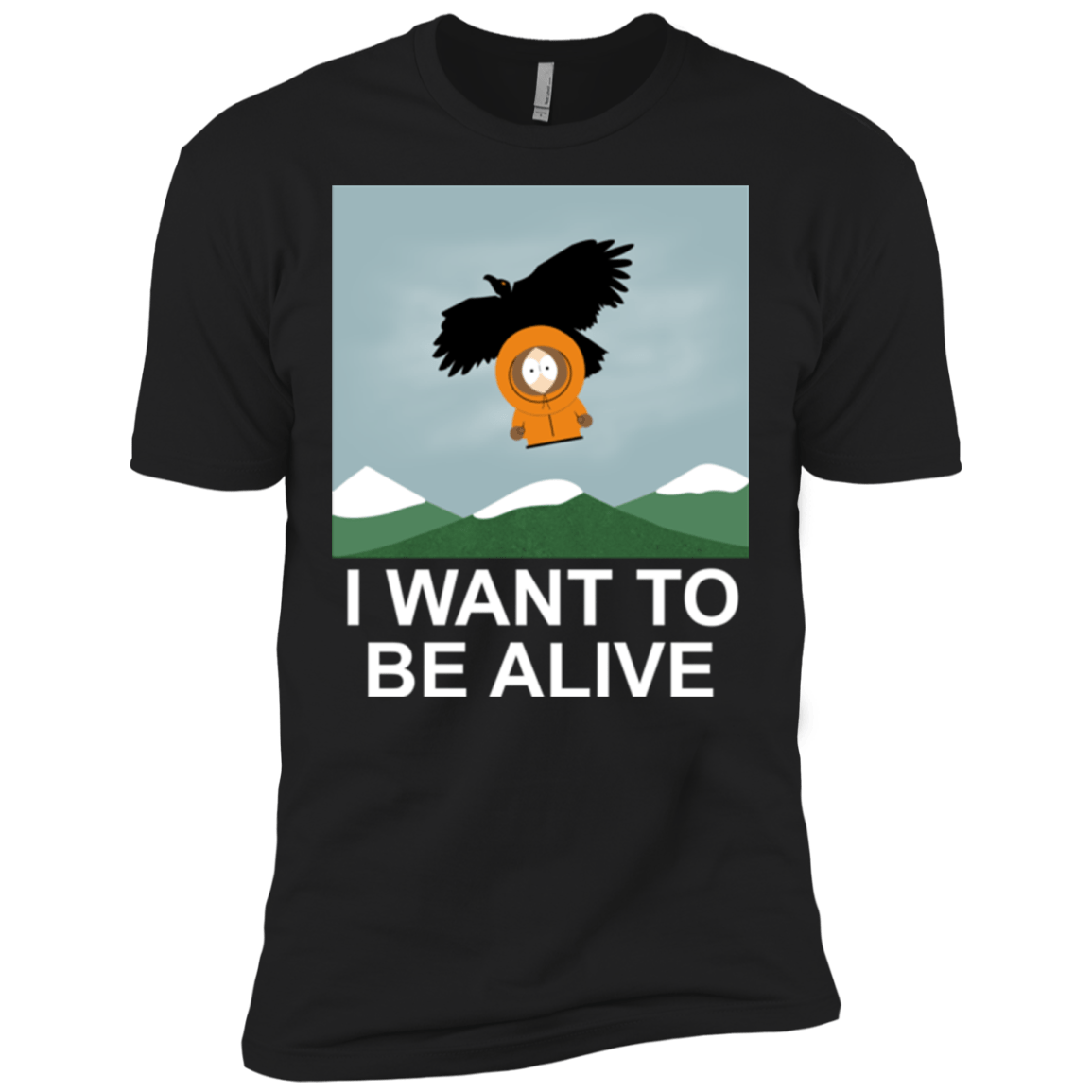 T-Shirts Black / X-Small I Want to be Alive Men's Premium T-Shirt