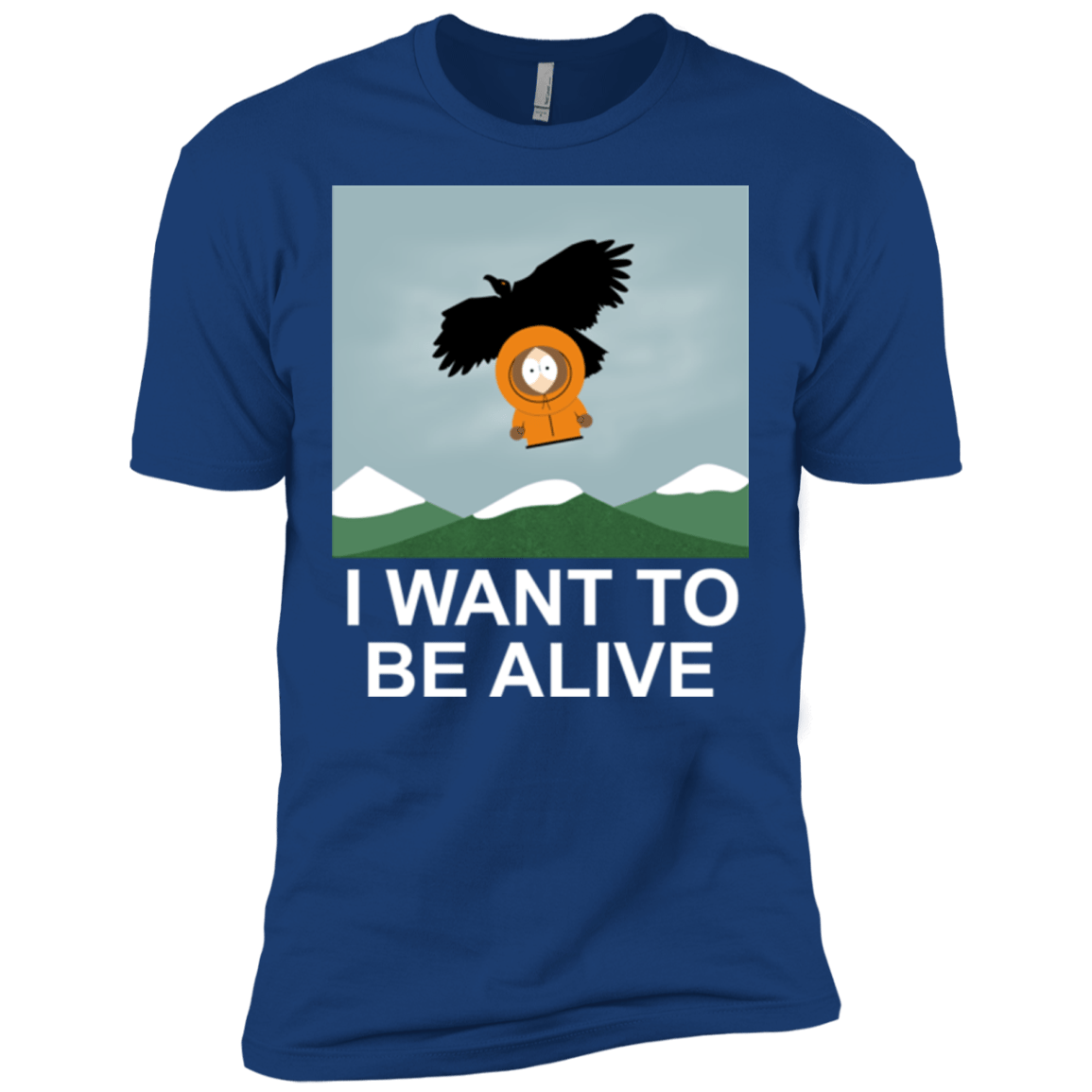 T-Shirts Royal / X-Small I Want to be Alive Men's Premium T-Shirt