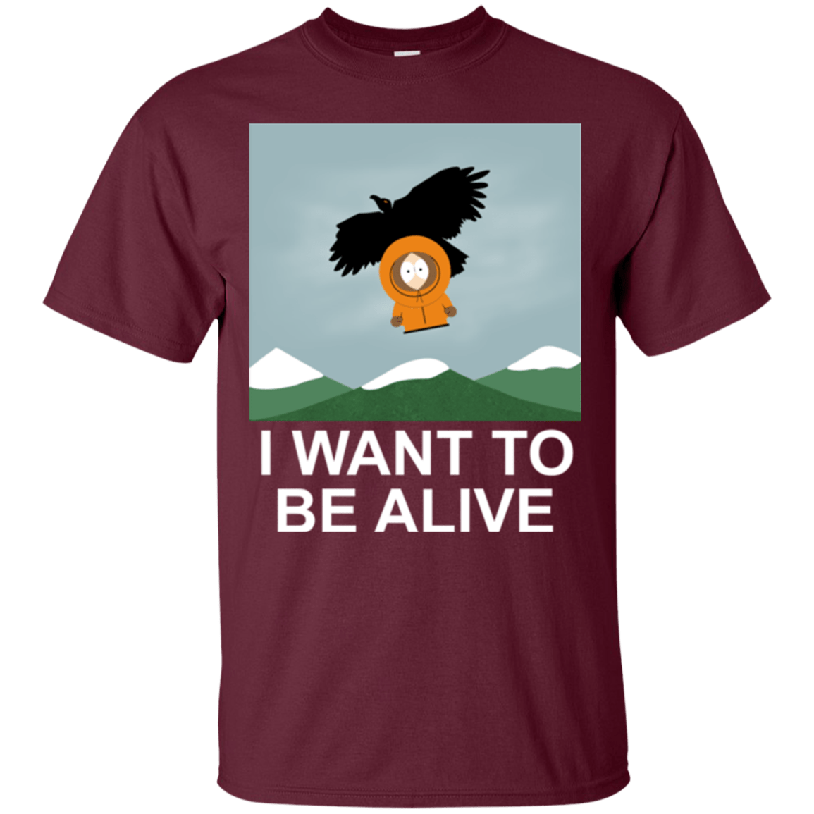 T-Shirts Maroon / S I Want to be Alive T-Shirt