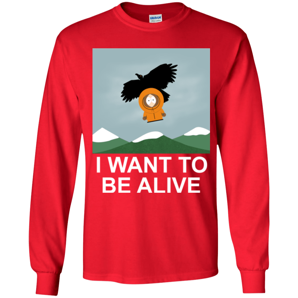 T-Shirts Red / YS I Want to be Alive Youth Long Sleeve T-Shirt