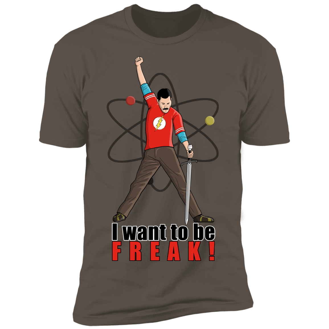 T-Shirts Warm Grey / S I Want To Be Freak Men's Premium T-Shirt