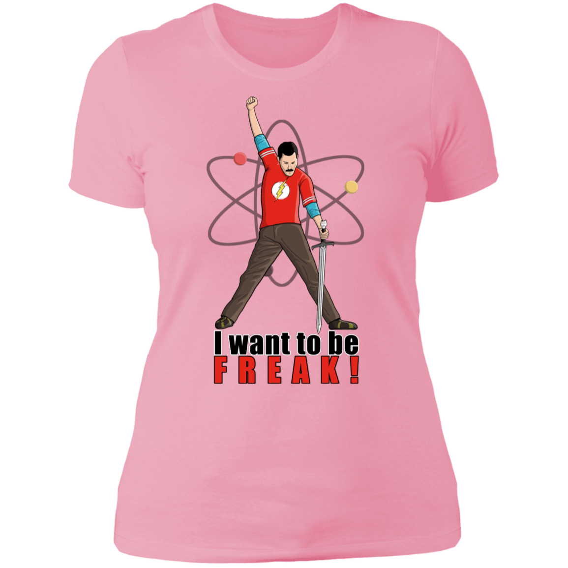 T-Shirts Light Pink / S I Want To Be Freak Women's Premium T-Shirt