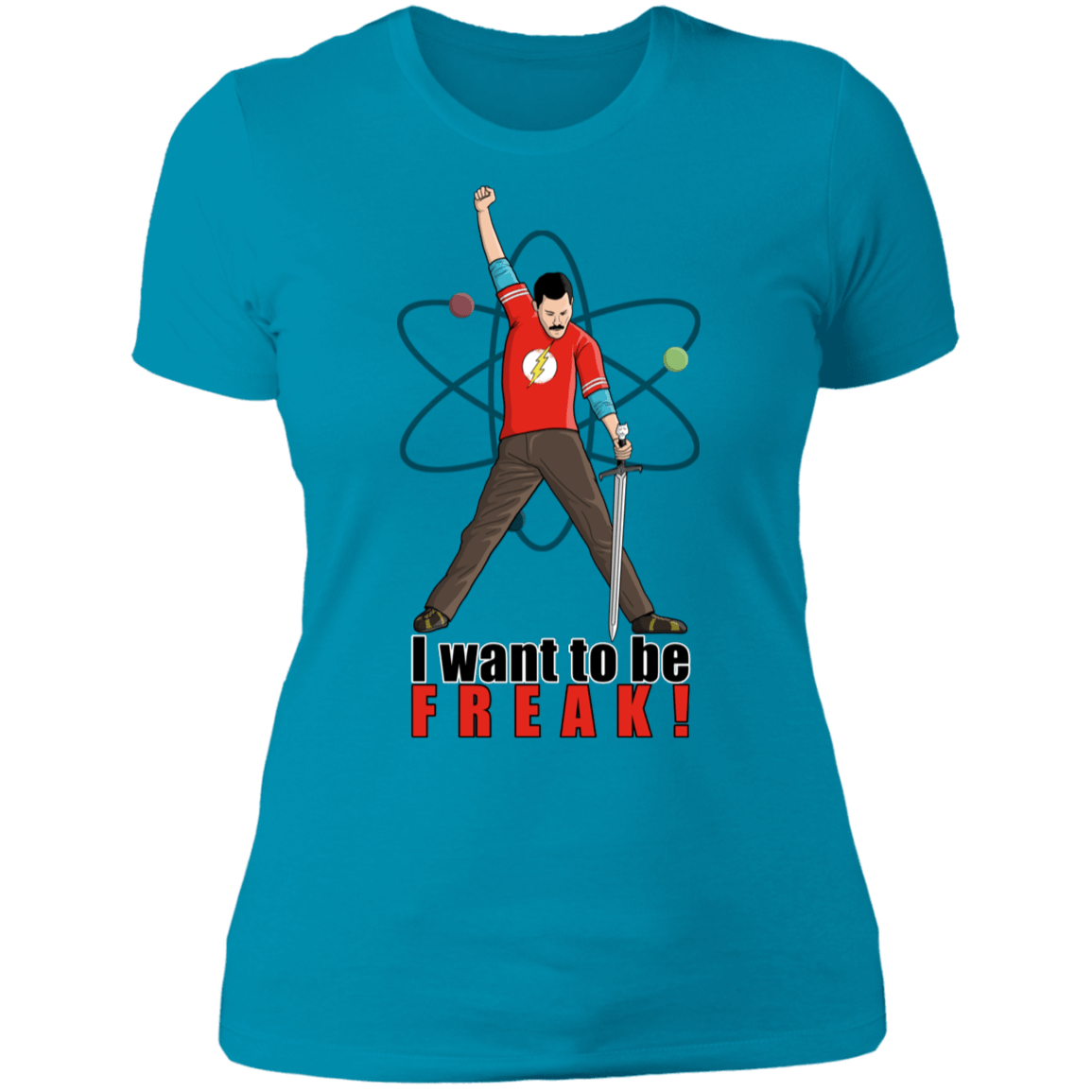T-Shirts Turquoise / S I Want To Be Freak Women's Premium T-Shirt