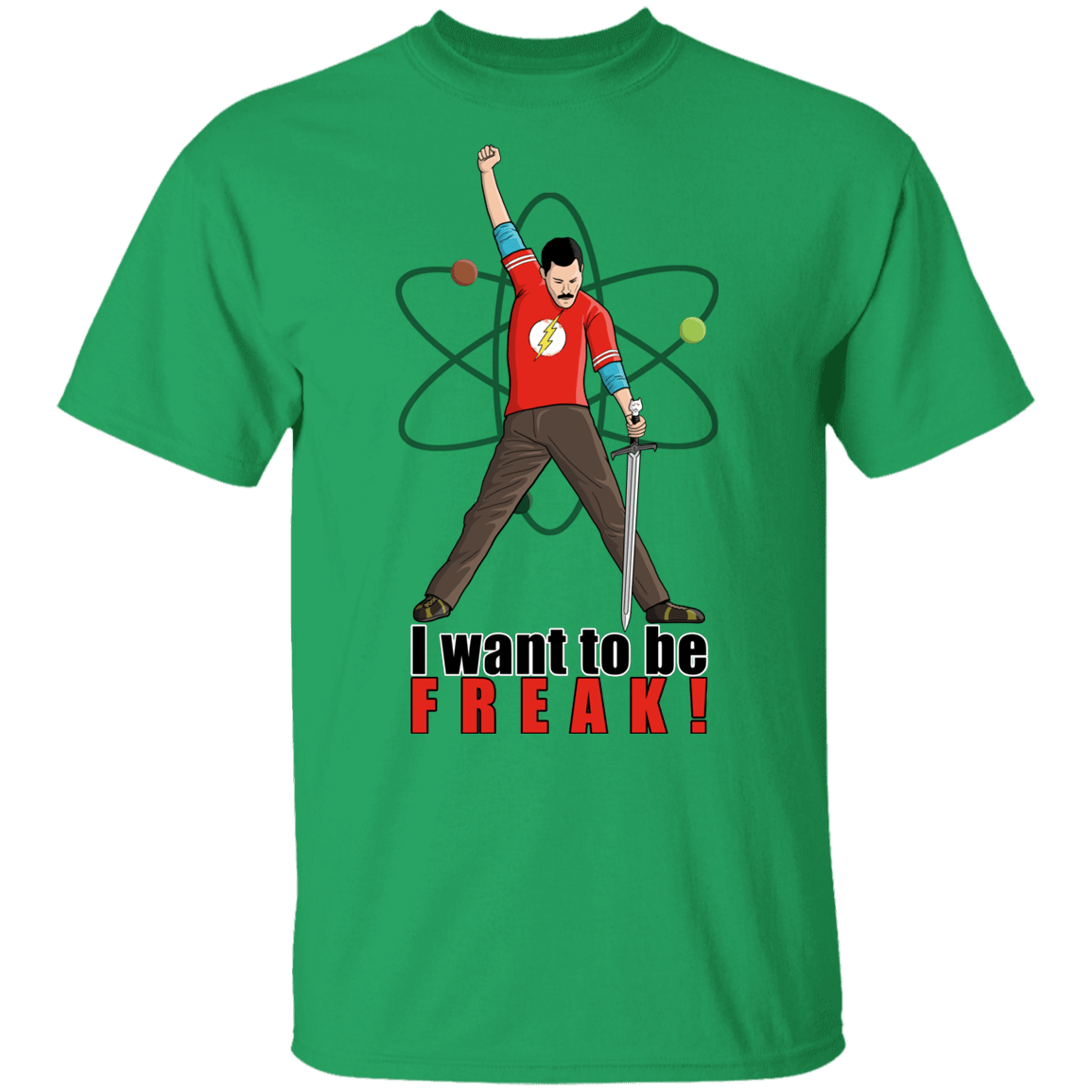 T-Shirts Irish Green / YXS I Want To Be Freak Youth T-Shirt