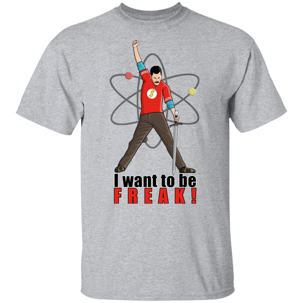 T-Shirts Sport Grey / YXS I Want To Be Freak Youth T-Shirt