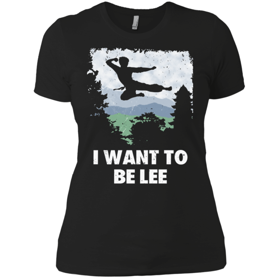 T-Shirts Black / X-Small I Want To Be Lee Women's Premium T-Shirt