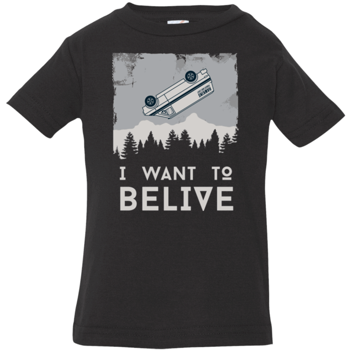 T-Shirts Black / 6 Months I Want to Believe Infant Premium T-Shirt