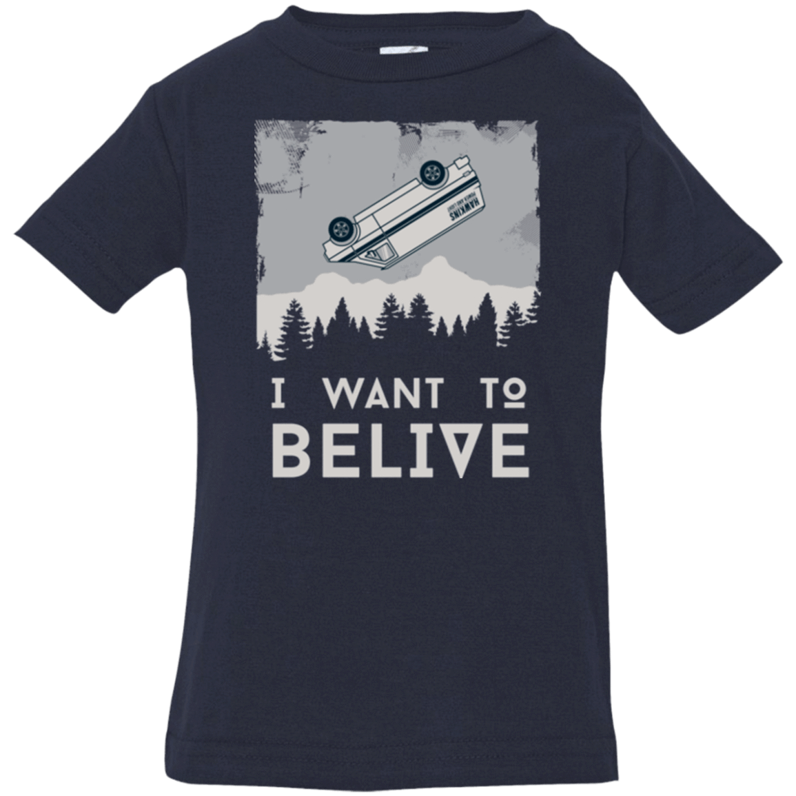 T-Shirts Navy / 6 Months I Want to Believe Infant Premium T-Shirt
