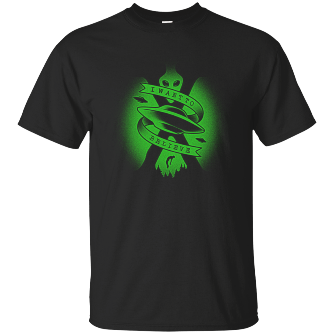 T-Shirts Black / Small I Want To Believe T-Shirt