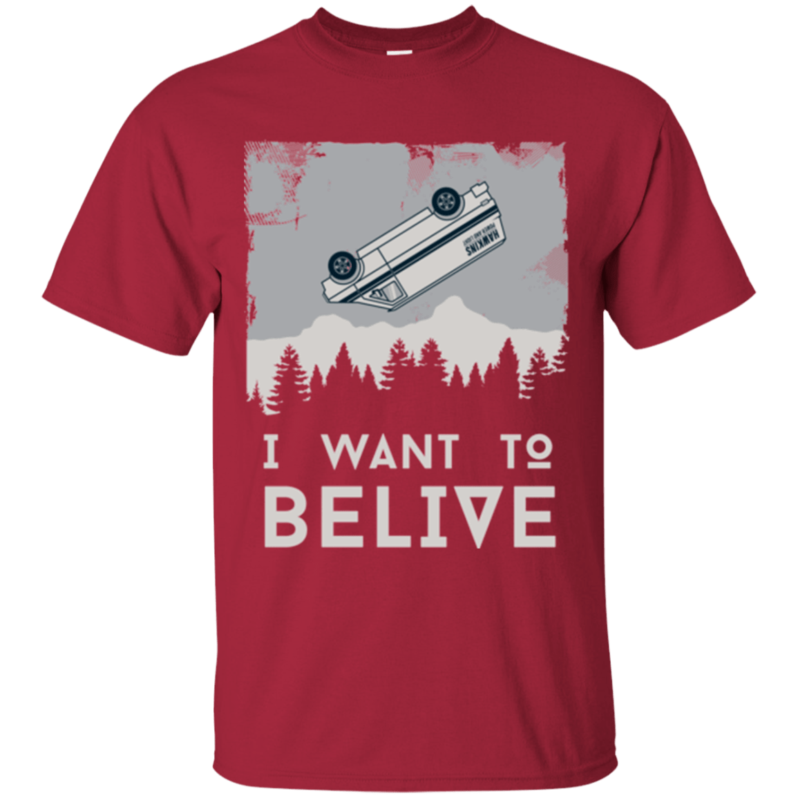 T-Shirts Cardinal / Small I Want to Believe T-Shirt