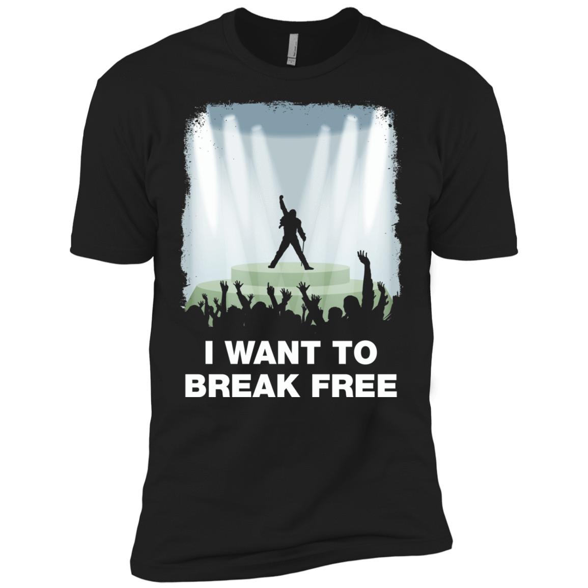 T-Shirts Black / X-Small I WANT TO BREAK FREE Men's Premium T-Shirt