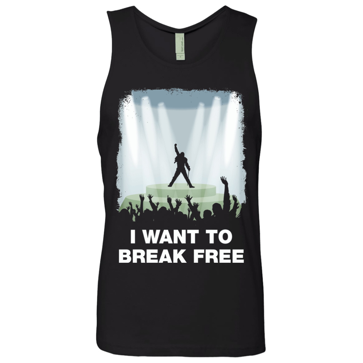 T-Shirts Black / Small I WANT TO BREAK FREE Men's Premium Tank Top