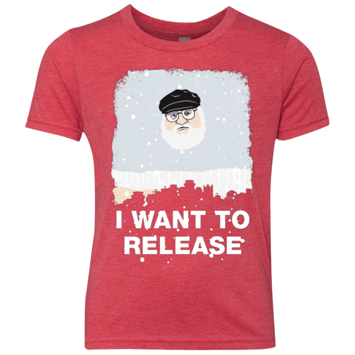 T-Shirts Vintage Red / YXS I Want to Release Youth Triblend T-Shirt