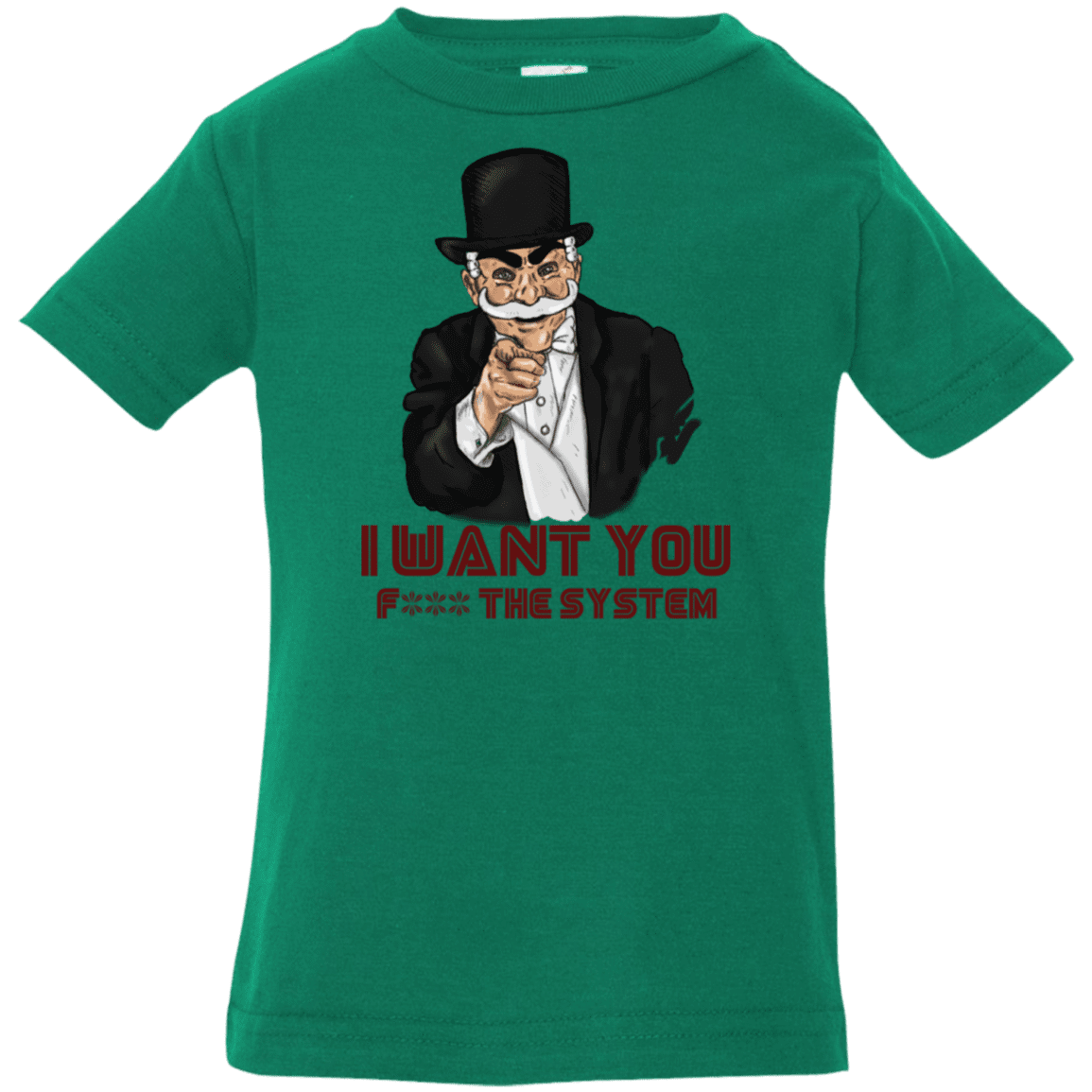 T-Shirts Kelly / 6 Months i want you f3ck the system Infant Premium T-Shirt