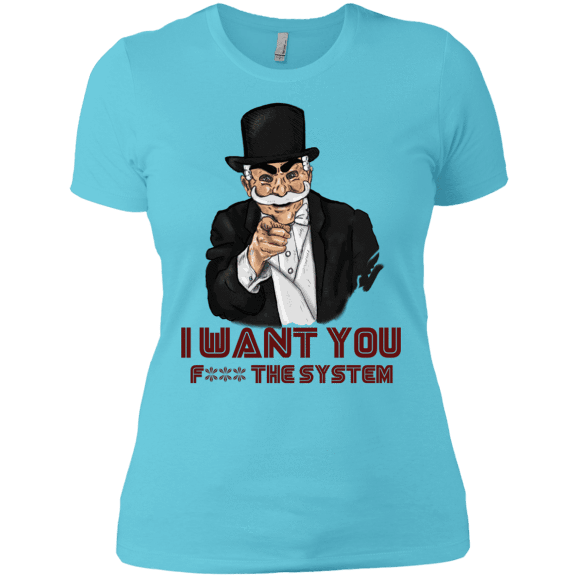 T-Shirts Cancun / X-Small i want you f3ck the system Women's Premium T-Shirt