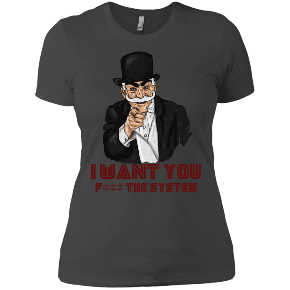 T-Shirts Heavy Metal / X-Small i want you f3ck the system Women's Premium T-Shirt