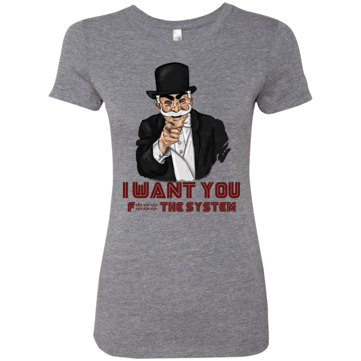 T-Shirts Premium Heather / S i want you f3ck the system Women's Triblend T-Shirt