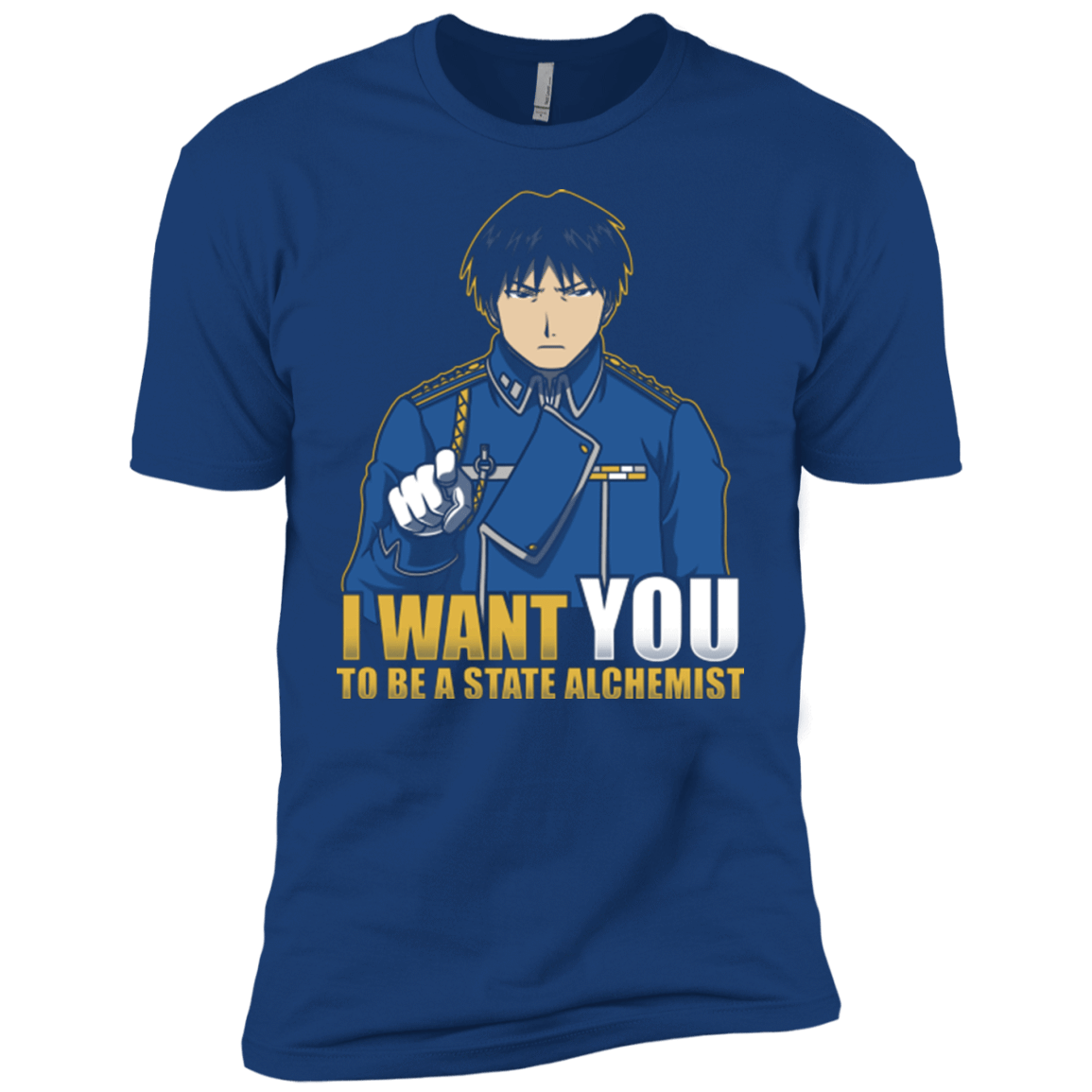T-Shirts Royal / YXS I Want You To Be A State Alchemist Boys Premium T-Shirt