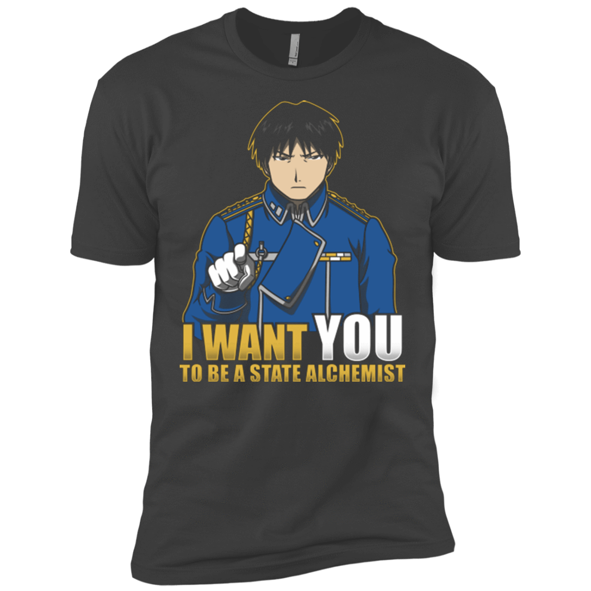 T-Shirts Heavy Metal / X-Small I Want You To Be A State Alchemist Men's Premium T-Shirt