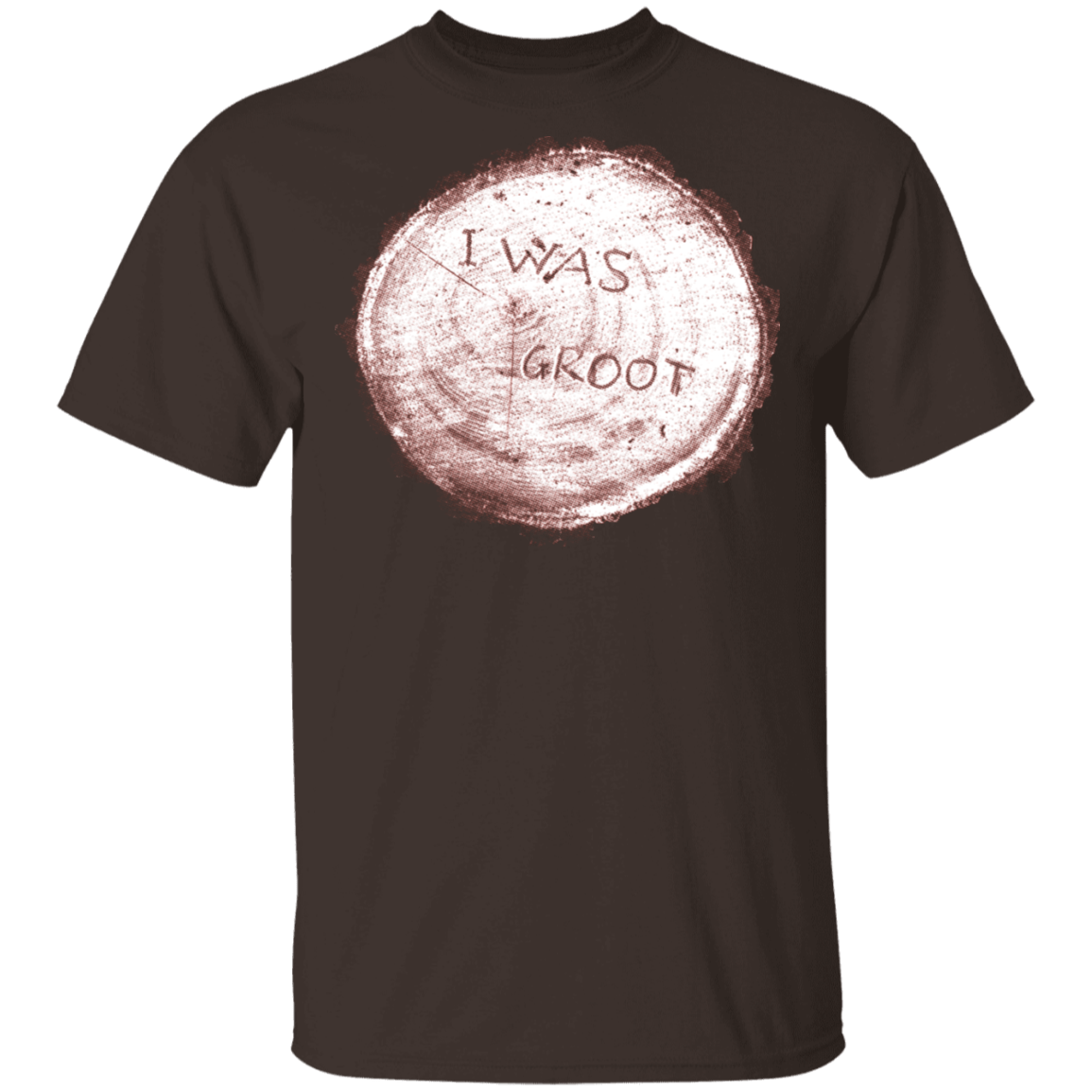 T-Shirts Dark Chocolate / S I Was Groot T-Shirt