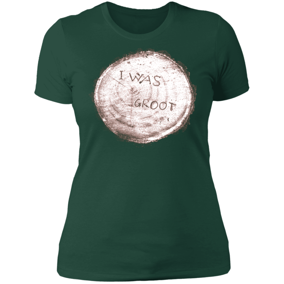 T-Shirts Forest Green / S I Was Groot Women's Premium T-Shirt